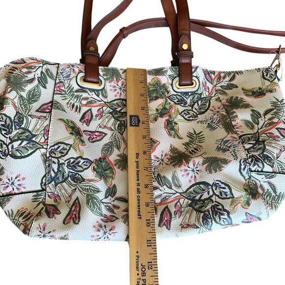 Womens Handbag Purse Tote Garden Jungle Leaves - Picture 7 of 9